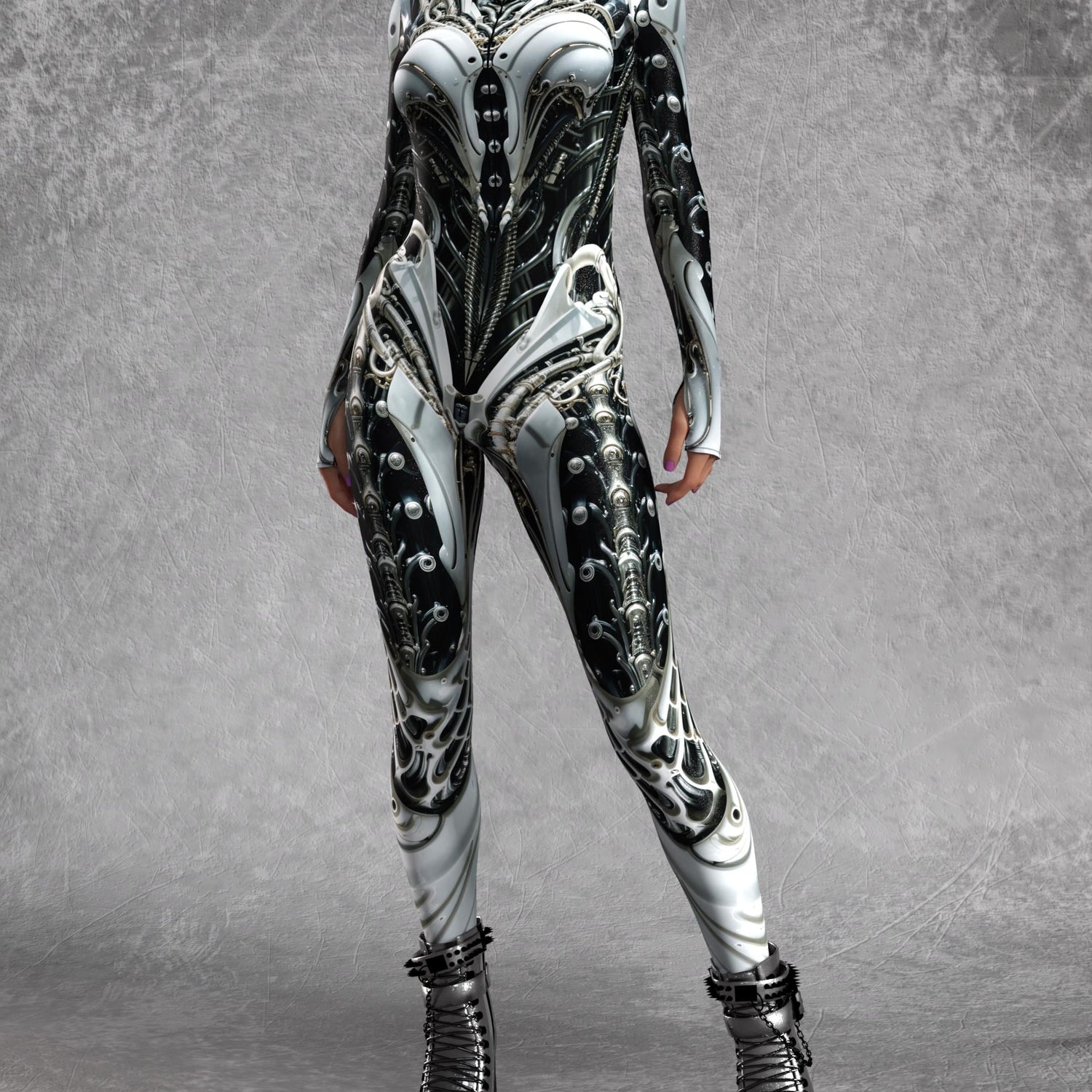 Phantom Machina Costume Black, White