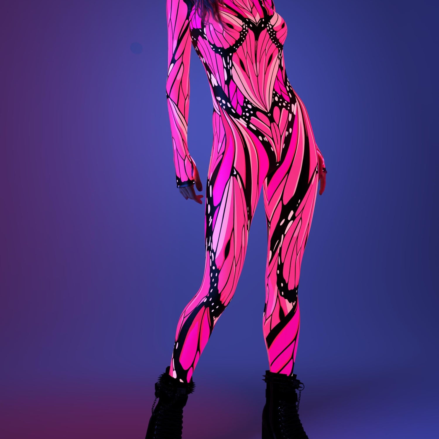 Fly Away Pink Costume UV Reactive