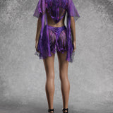 Celestia Amethyst Fairy Hooded Dress