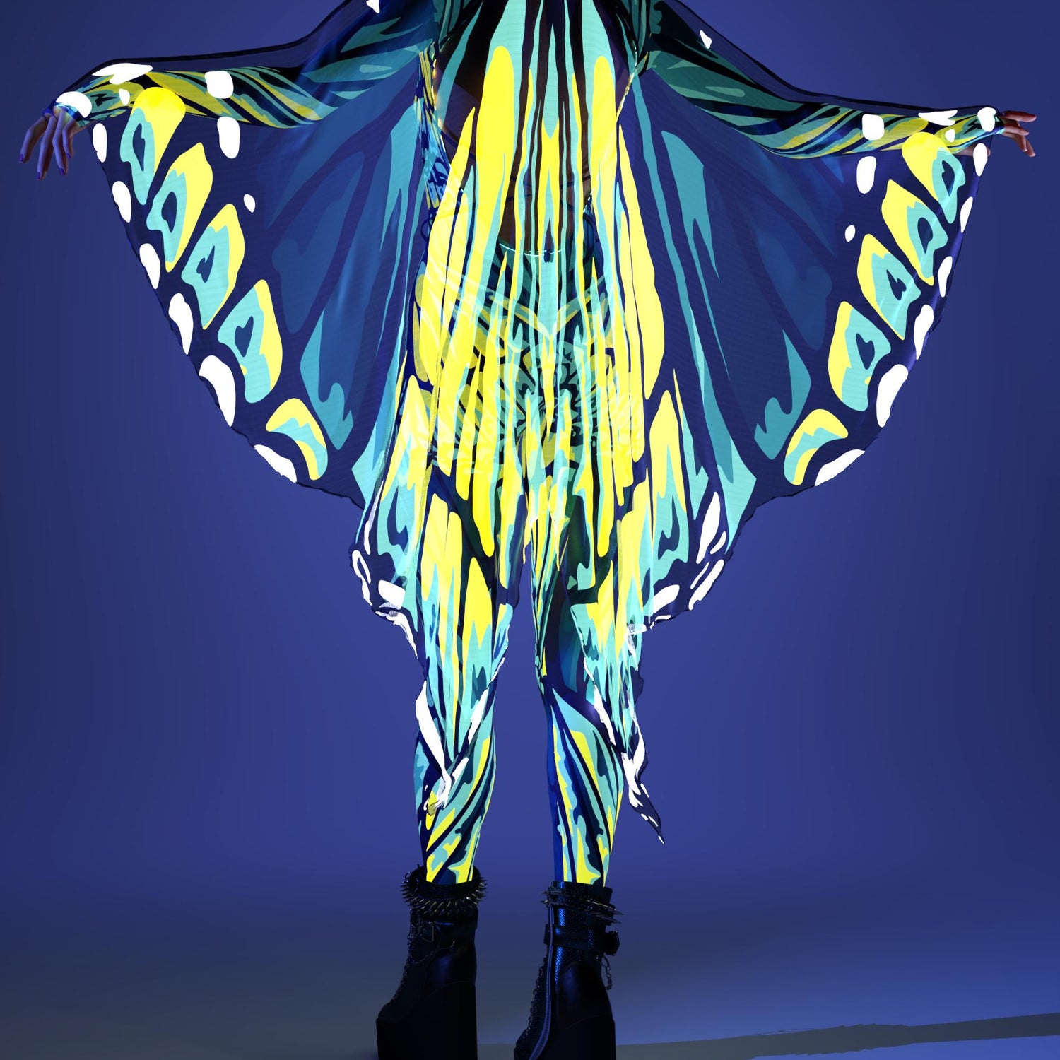 Women Roaming Rain Wings Set