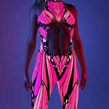 Fly Away Pink Halter Jumpsuit