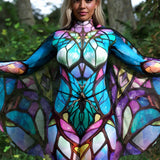 Rosette Mesh Wings