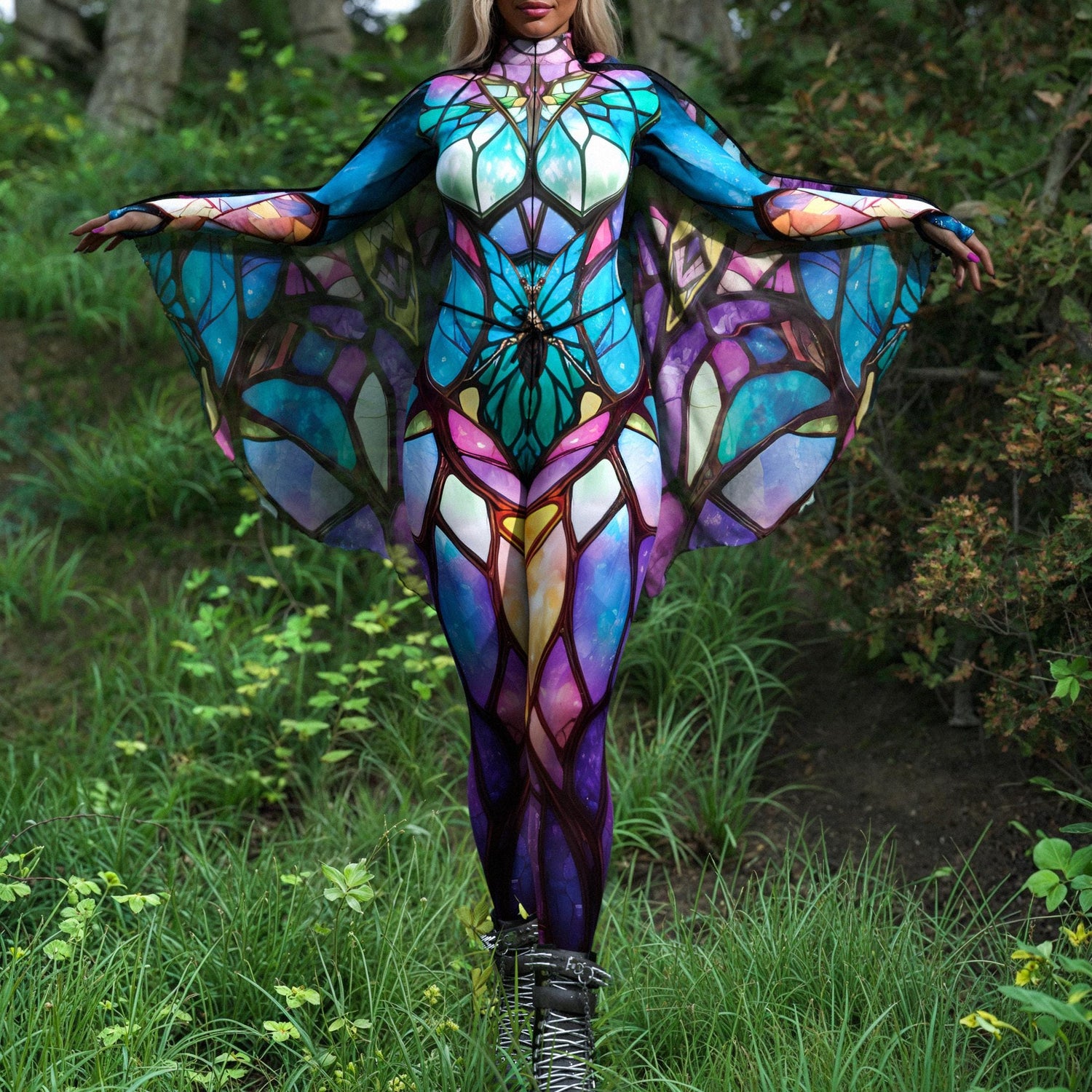 Rosette Mesh Wings 3