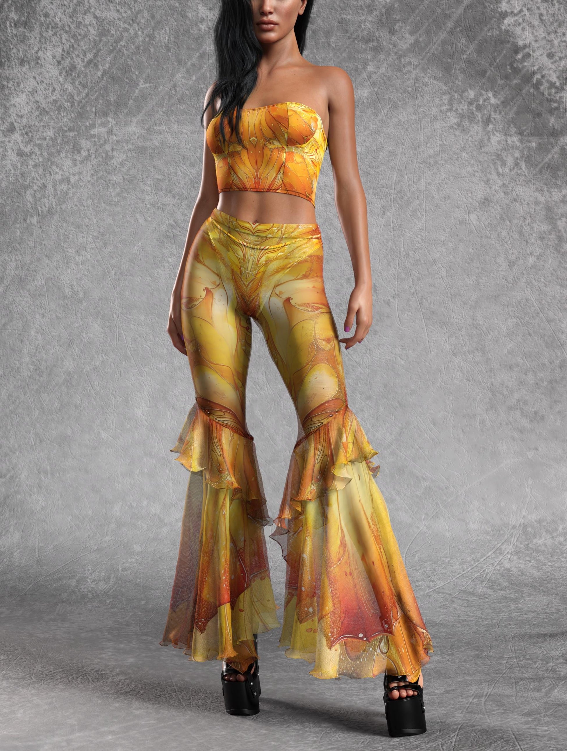 Aura Citrine Mesh Wings 2