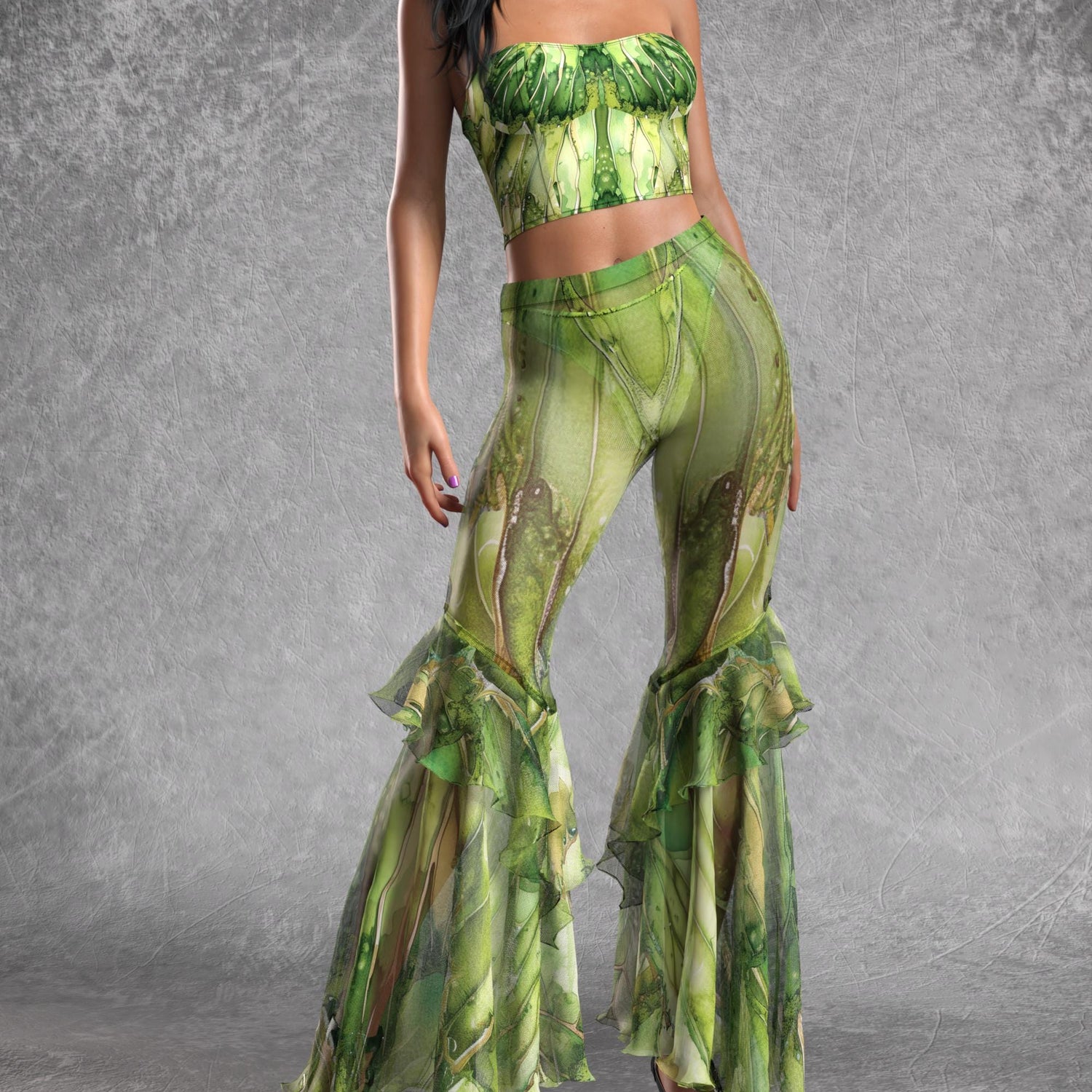 Aura Emerald Mesh Wings 4
