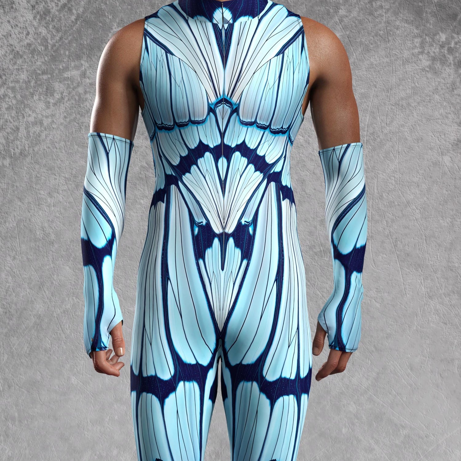 Heart Of Sky Male Sleeveless Costume 6