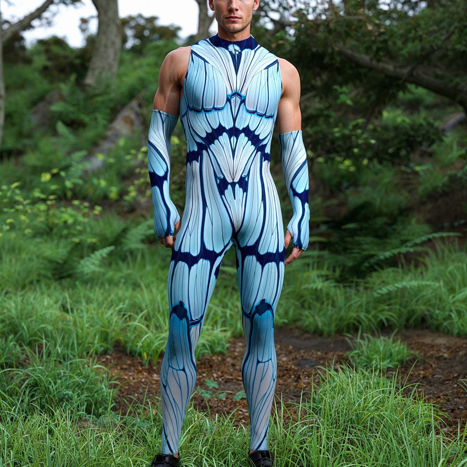 Heart Of Sky Male Sleeveless Costume 3