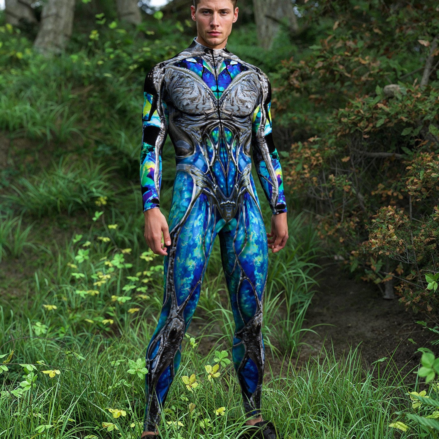 Opal Myself Male Costume Blue