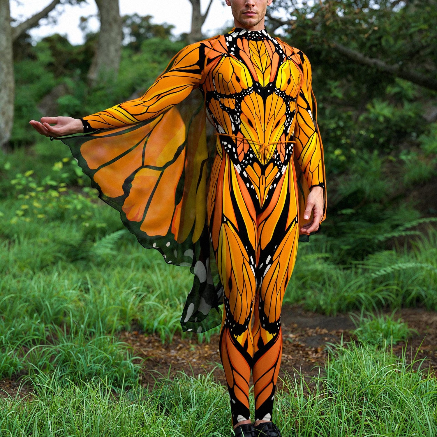 Fly Away Male Mesh Wings 3