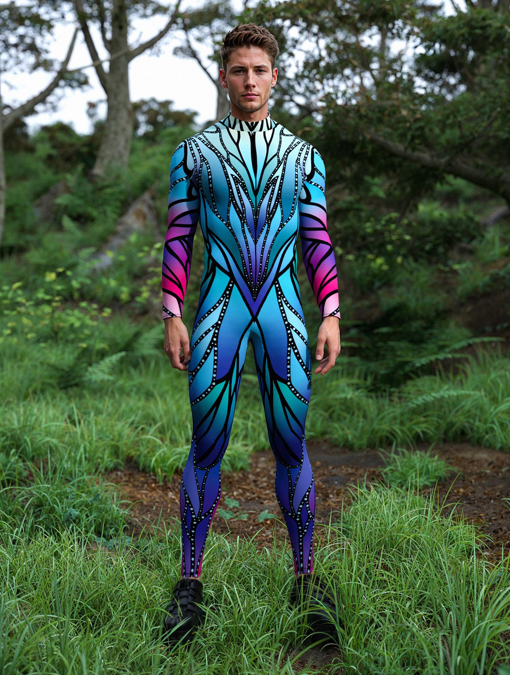 Azure Elemental Male Costume 2