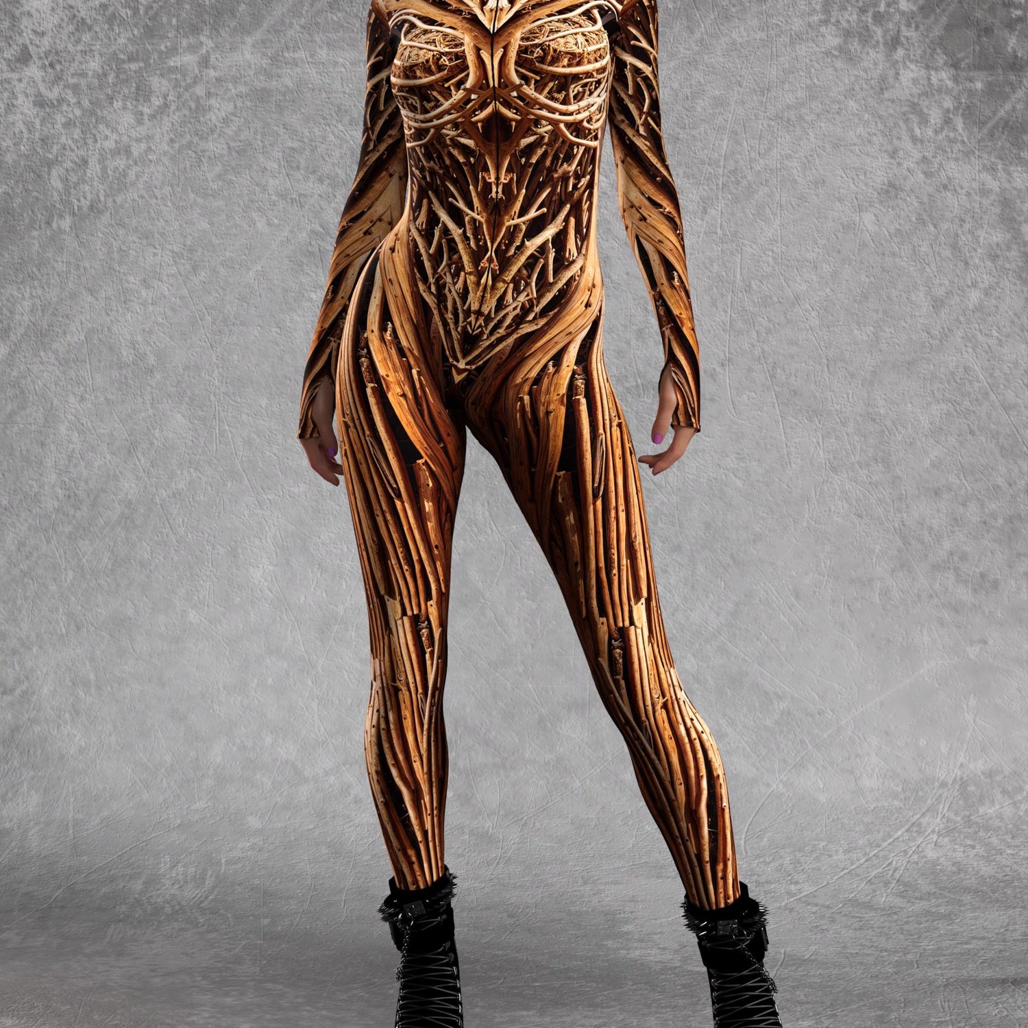 Knock On Wood Costume Lycra