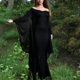 Dark Butterfly Gown Dress