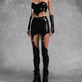 Kitty Cat Vinyl Garters