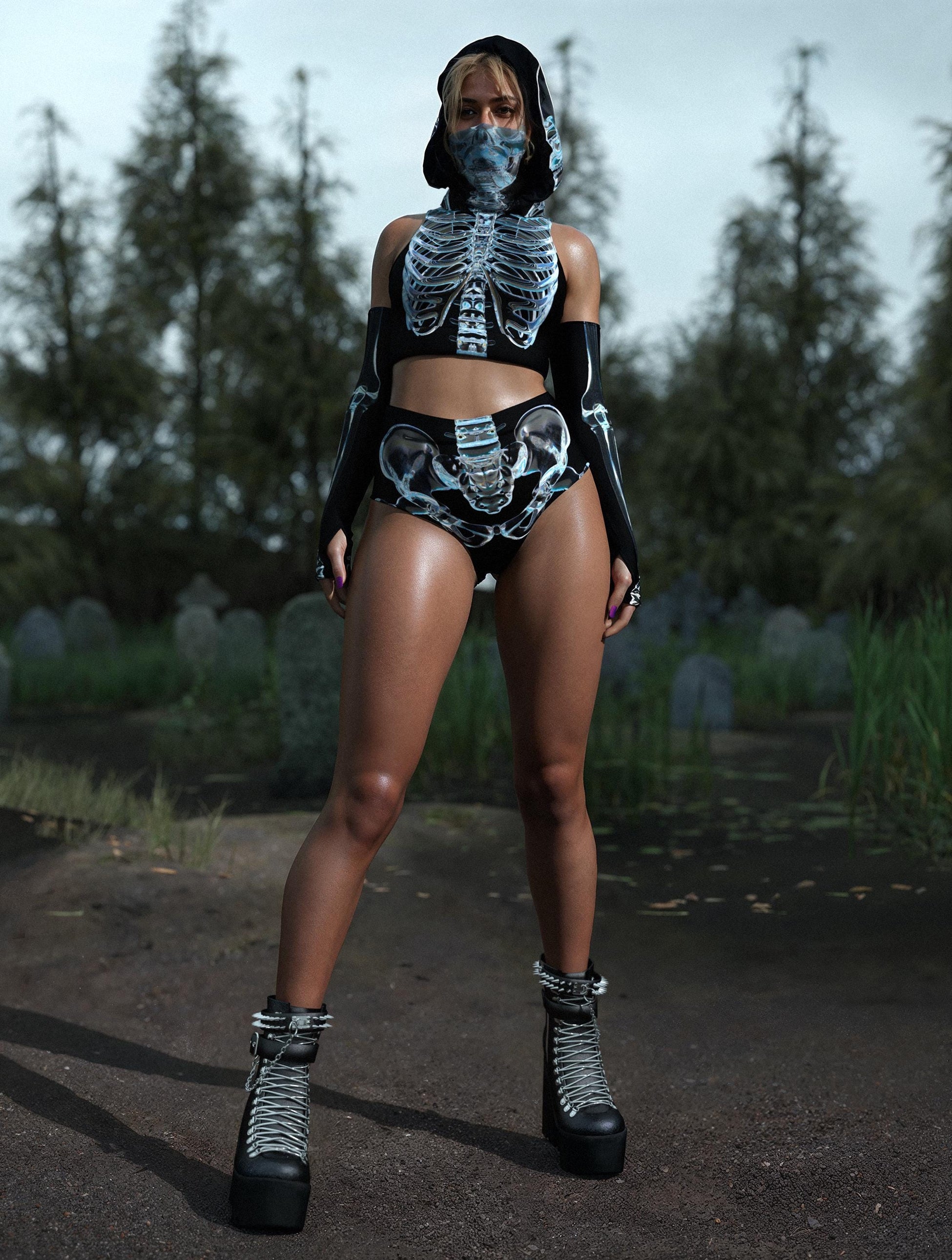 Fragile Sleeveless Rave Top 2