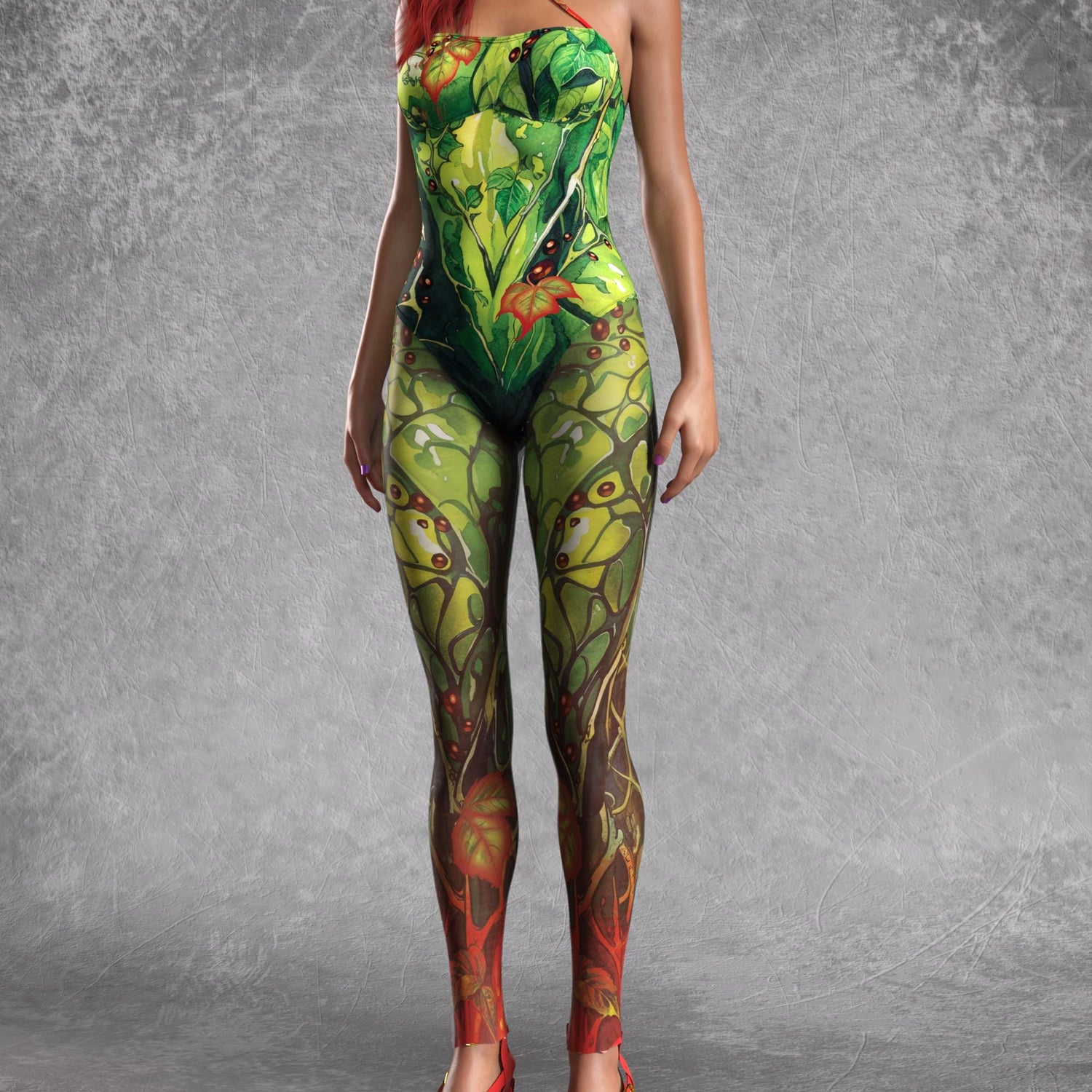 Poison Eye Jumpsuit Lycra