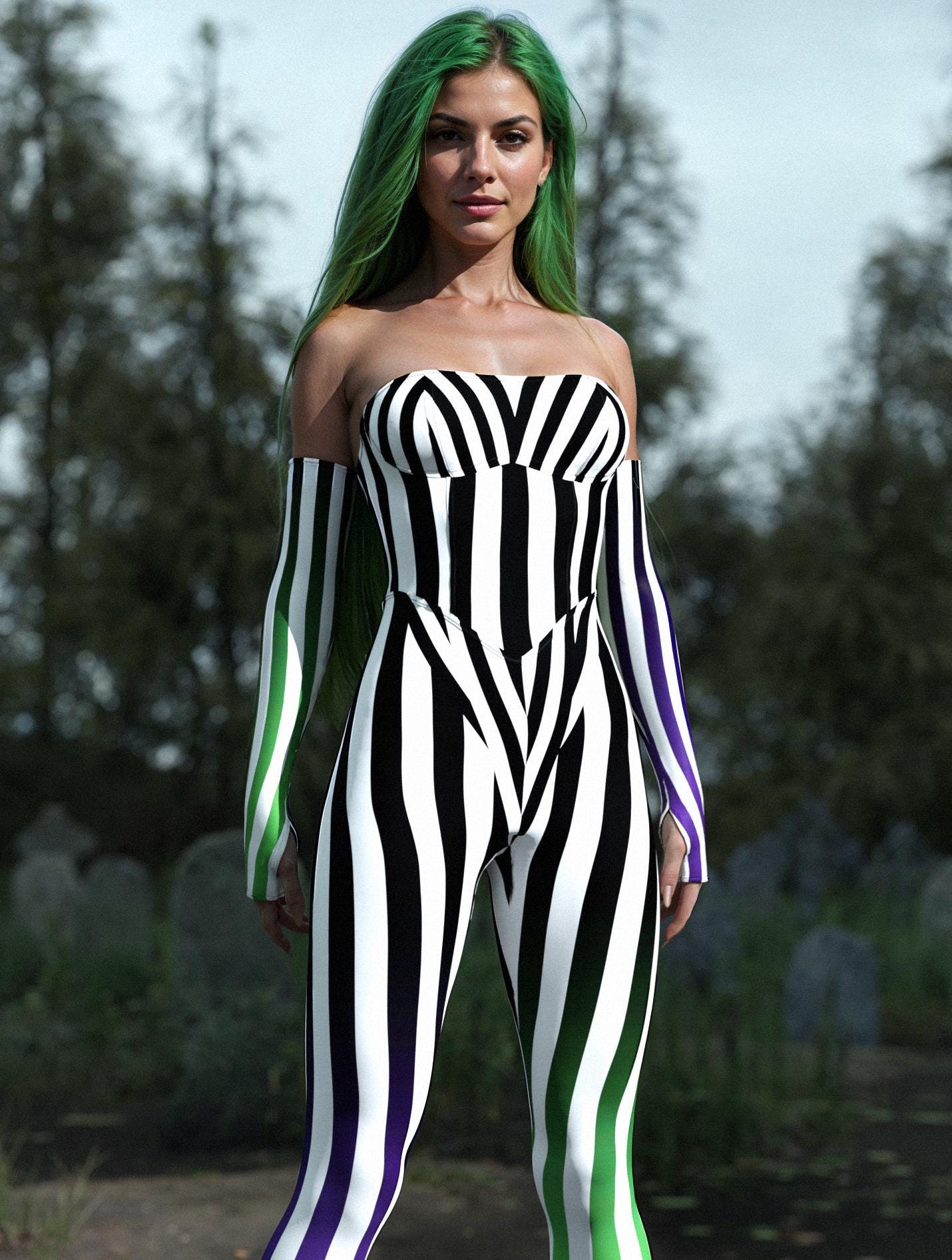 Beetle Drink Strapless Romper 1