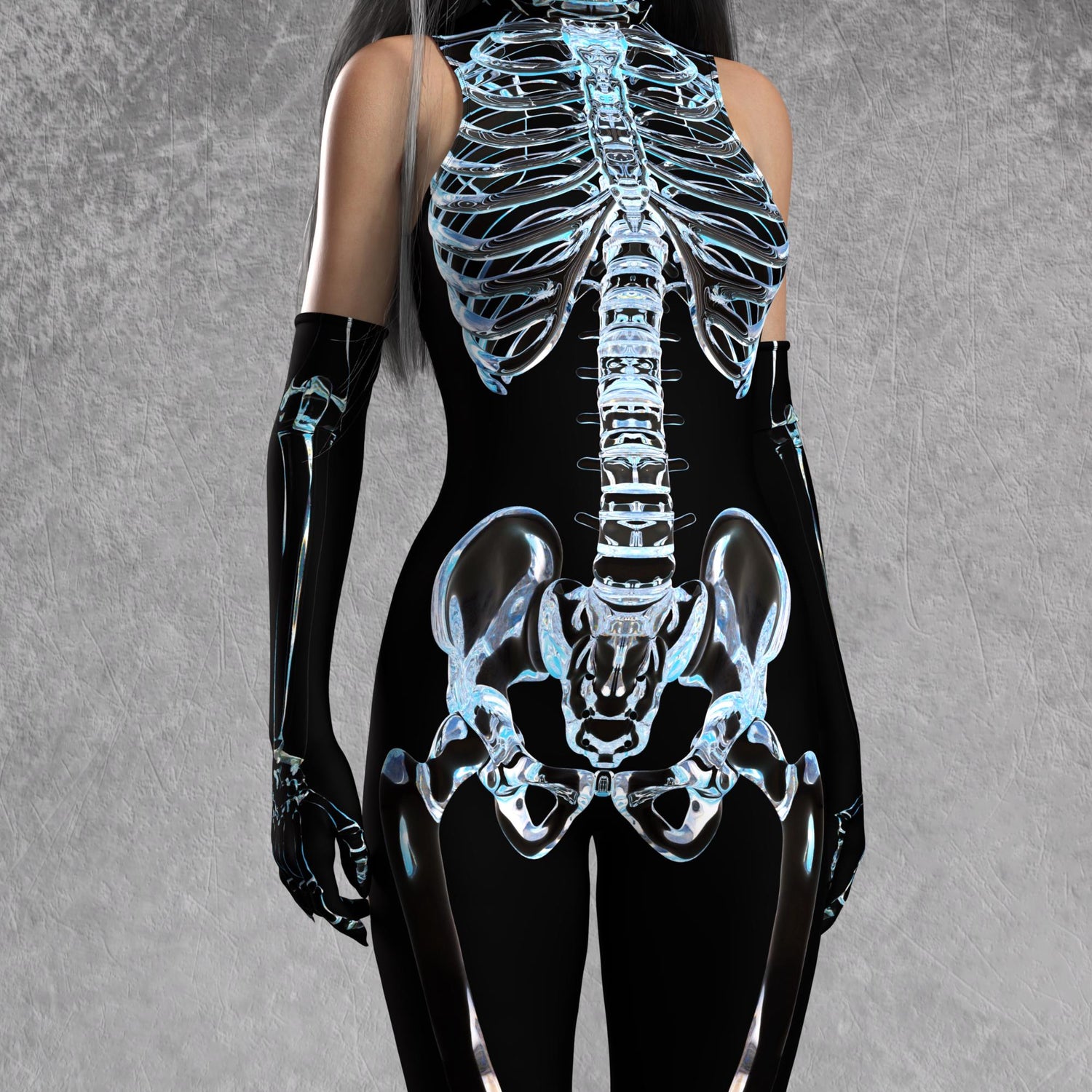 Fragile Bare Back Catsuit 6