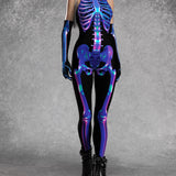 Shifty Skeleton Bare Back Catsuit