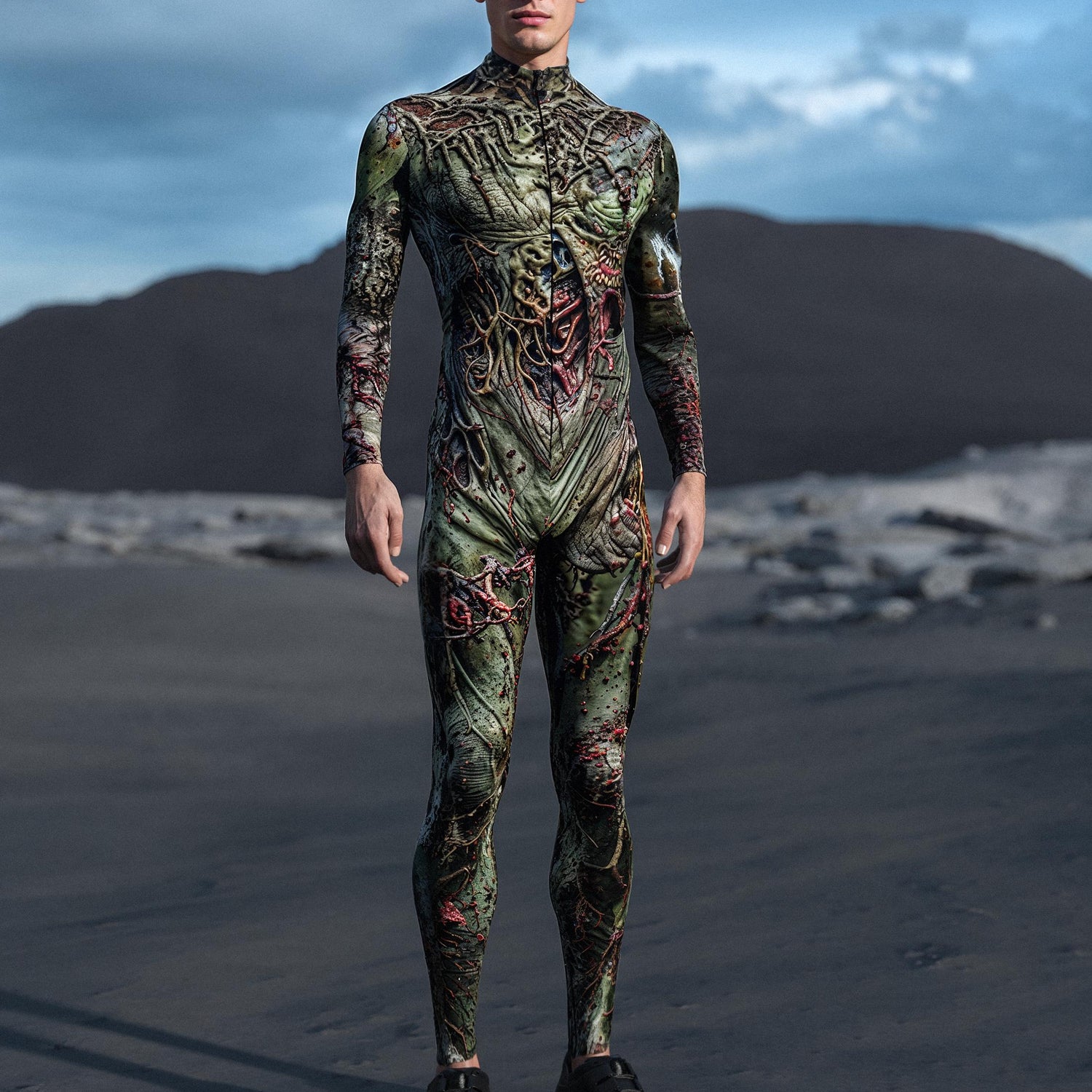 Back From The Dead Male Costume Green