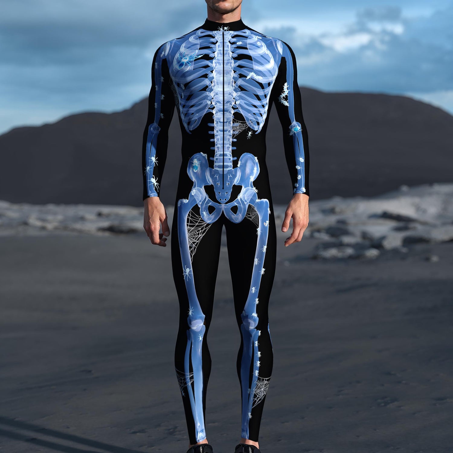 Look Inside Male Costume Blue