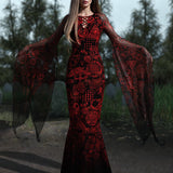 Covenant Lace Up Gown Dress