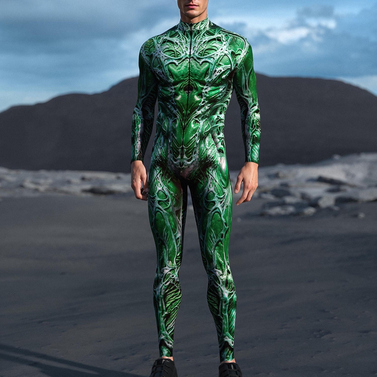 Nein Green Izrod Male Costume 3