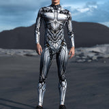 Silver Cyborg Male Costume