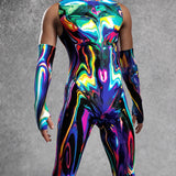 Chrome Delight Male Sleeveless Costume