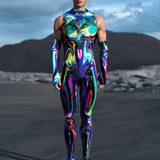 Chrome Delight Male Sleeveless Costume