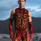 Blood Zombie Male Sleeveless Costume