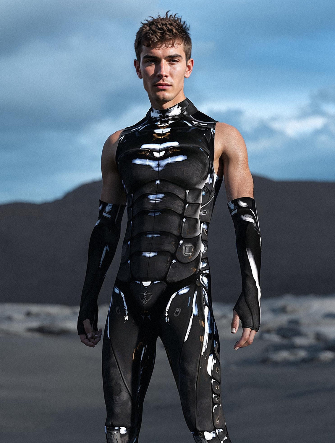 Leviathan Suit Male Sleeveless Costume