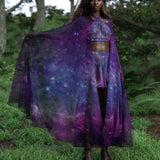 Space Out Mesh Cape