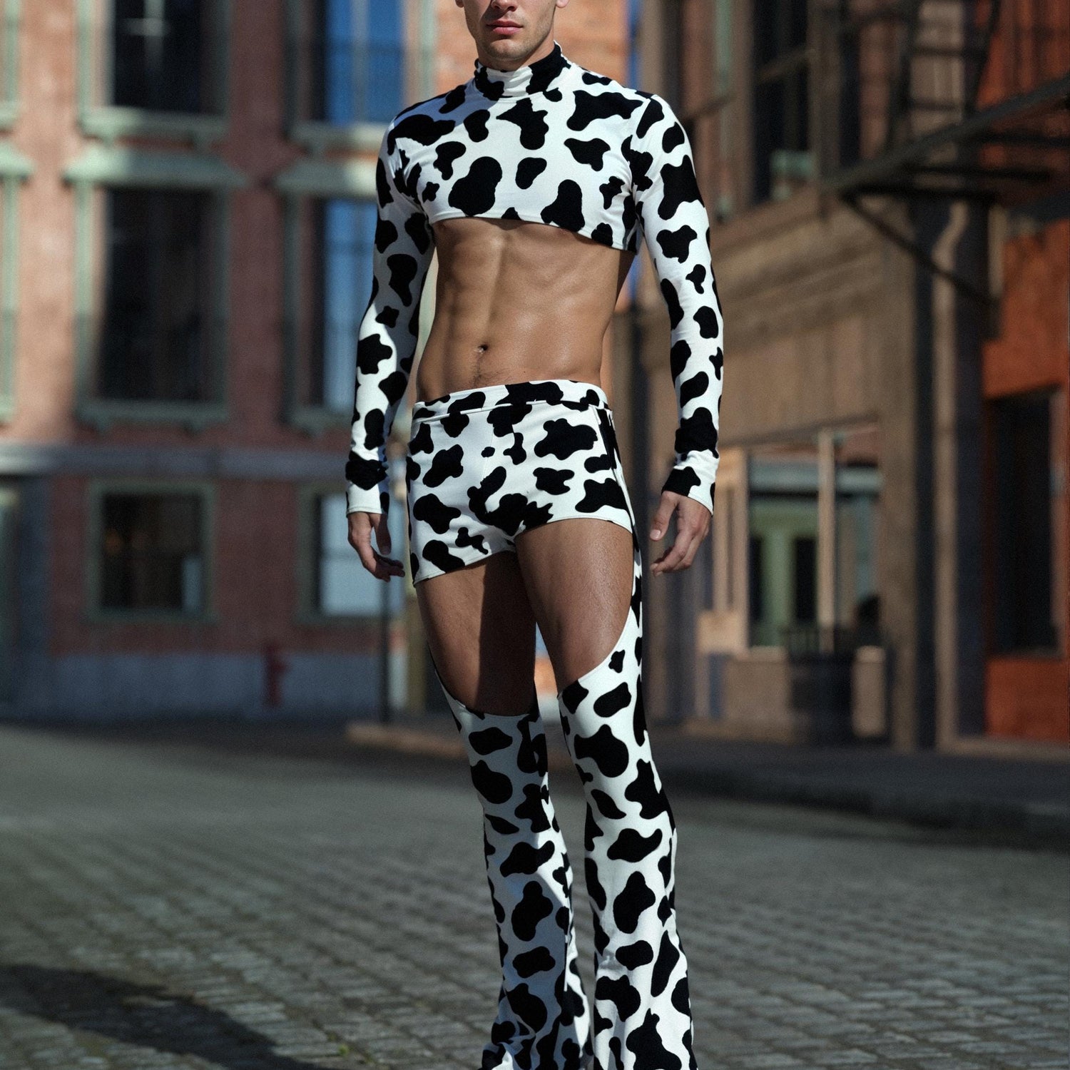 Need Some Milk Male Crop Top 2