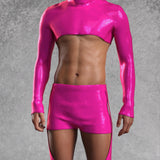 Luxe Pink Male Chaps Set