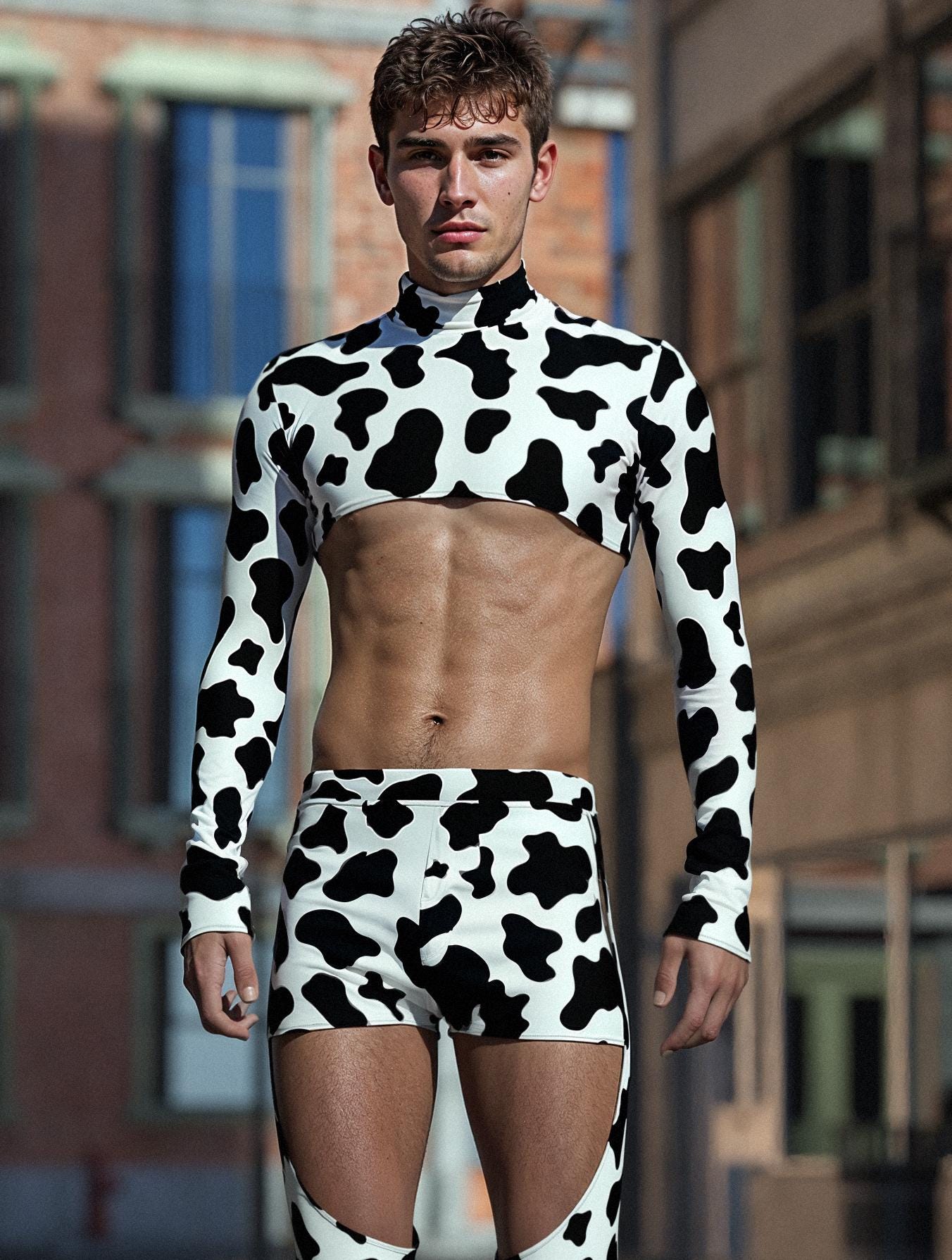 Need Some Milk Male Crop Top 1