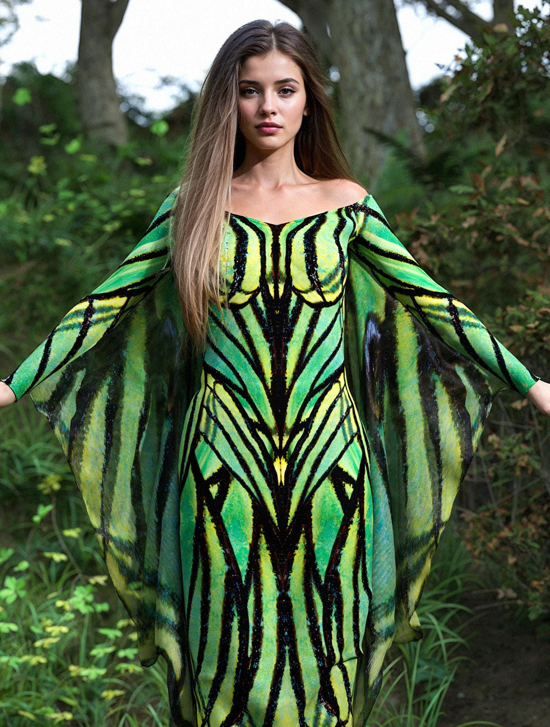 Ancient Tales Gown Dress Green