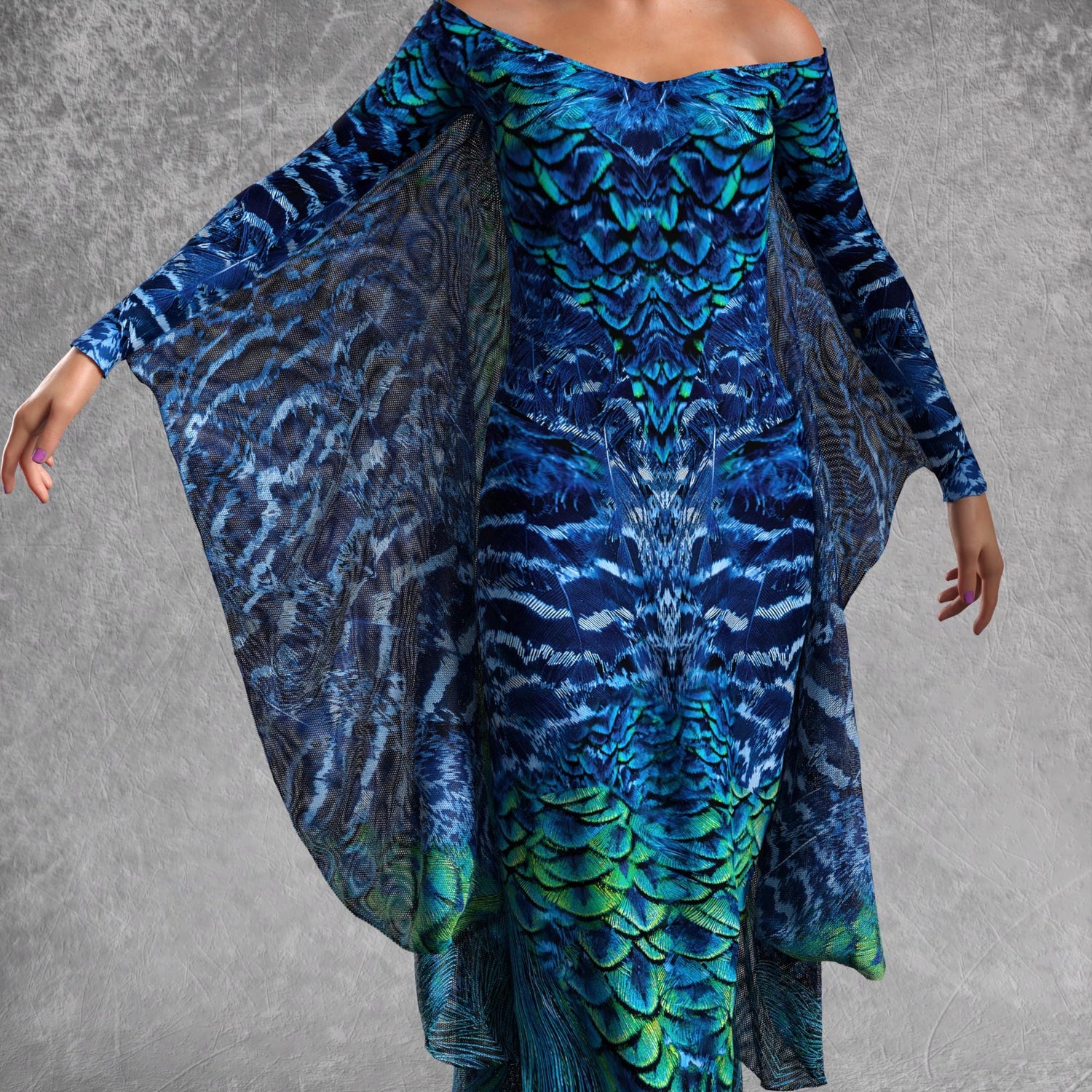 Women Peekok Gown Dress