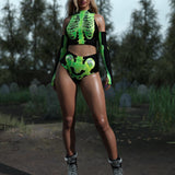 Jelly Skelly Hooded Rave Set