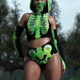 Jelly Skelly Sleeveless Rave Top