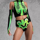 Jelly Skelly Sleeveless Rave Top