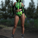 Jelly Skelly Sleeveless Rave Top