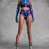 Shifty Skeleton Sleeveless Rave Top