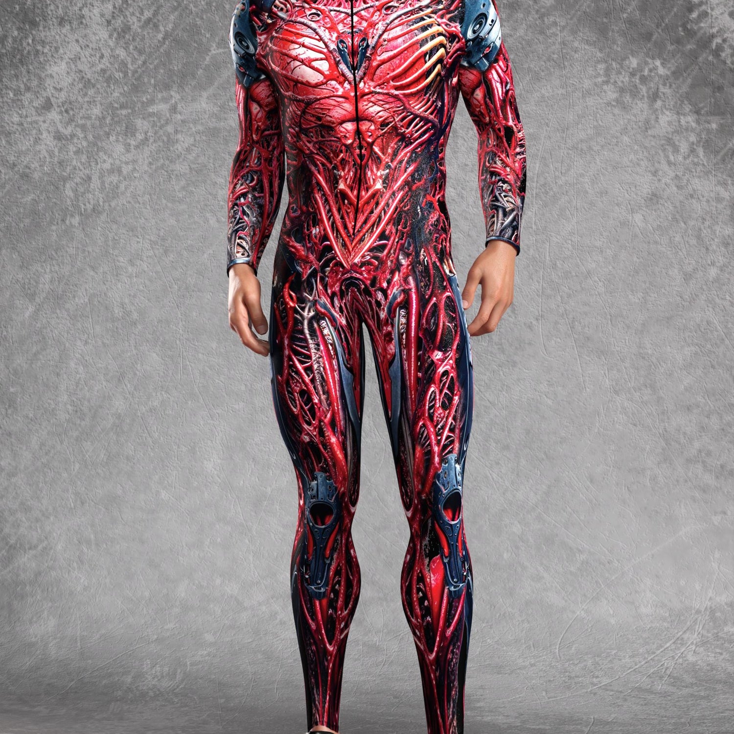 Mecha Gore Male Costume Lycra