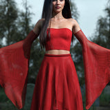 Lydia D Mesh Layered Skirt