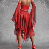 Lydia D Mesh Layered Skirt