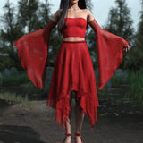 Lydia D Mesh Layered Skirt
