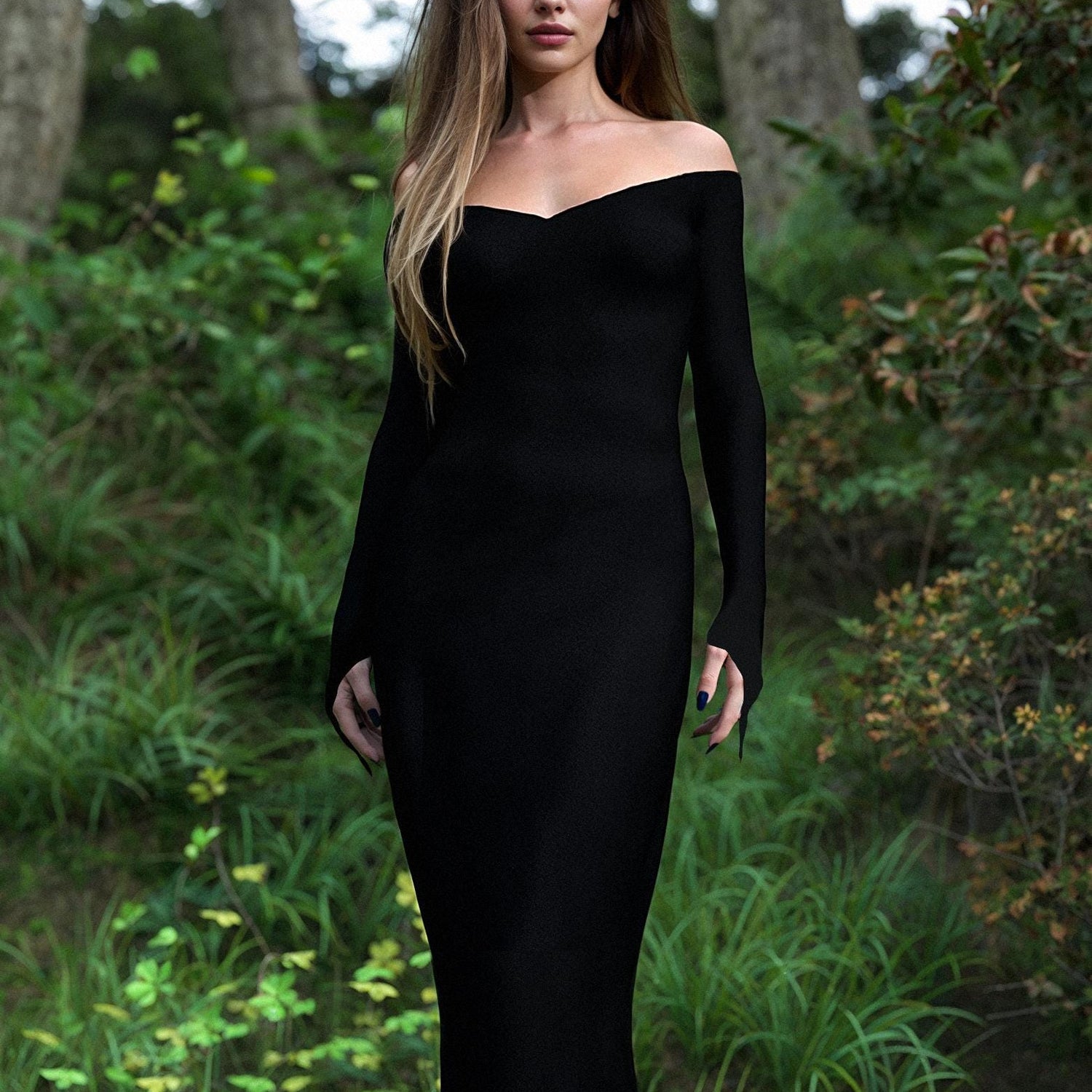 Mrs. Addams Gown Dress