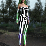 Beetle Drink Strapless Romper