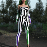 Beetle Drink Strapless Romper