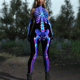 Shifty Skeleton Bare Back Catsuit